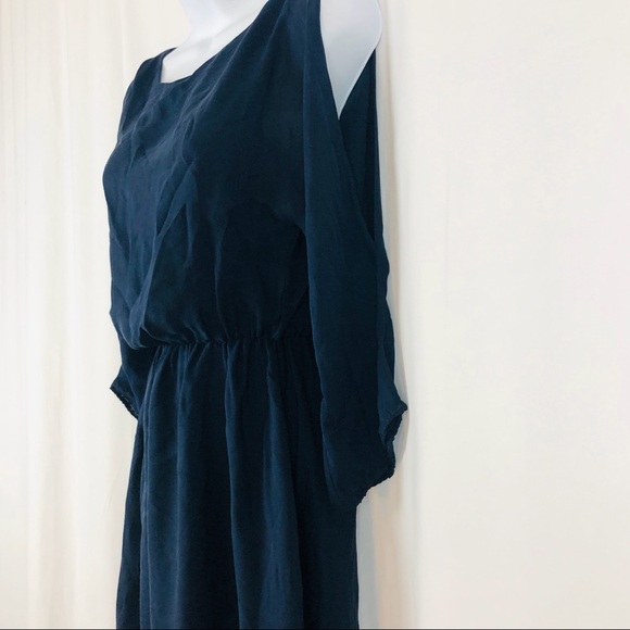 Alice + Olivia Silk cold shoulder minidresss M - Picture 6 of 13